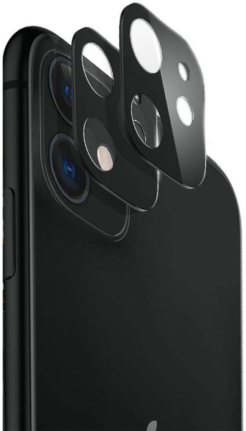 Spigen iPhone 11 Camera Lens Tempered Glass 2-Pack Zwart afbeelding 8
