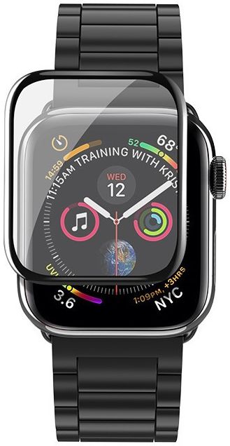 Hoco Curved HD Apple Watch 40MM Screenprotector Tempered Glass Zwart afbeelding 1