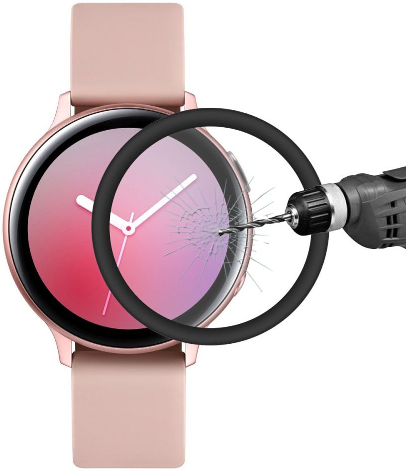 Samsung Galaxy Watch Active 2 40MM 2-in-1 Screenprotector - Full Cover afbeelding 3