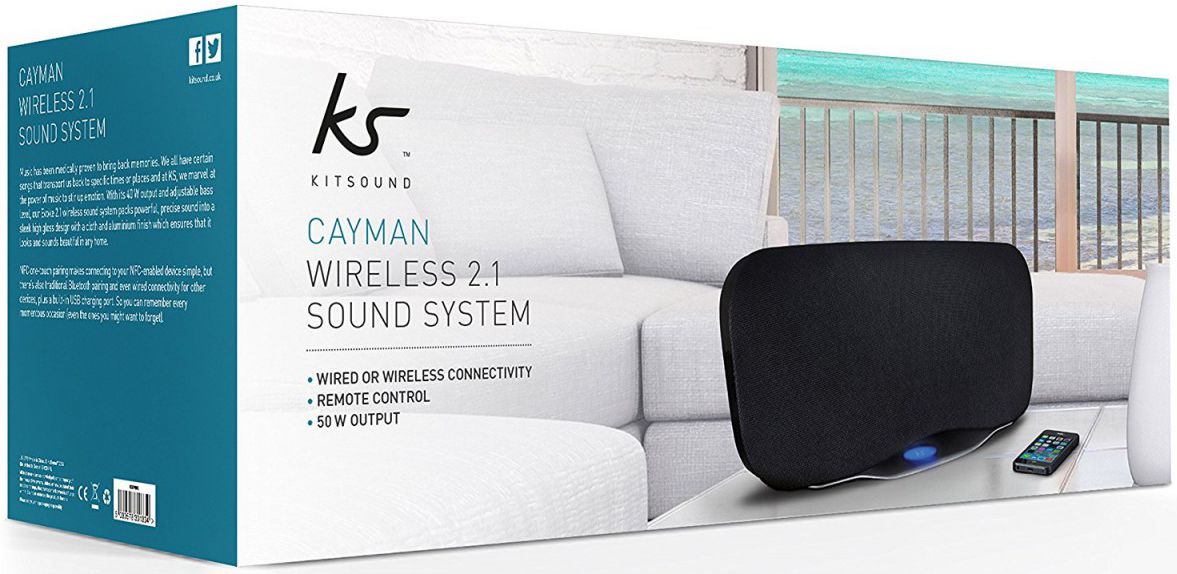 KitSound Cayman Hi-Fi Bluetooth Speaker afbeelding 8