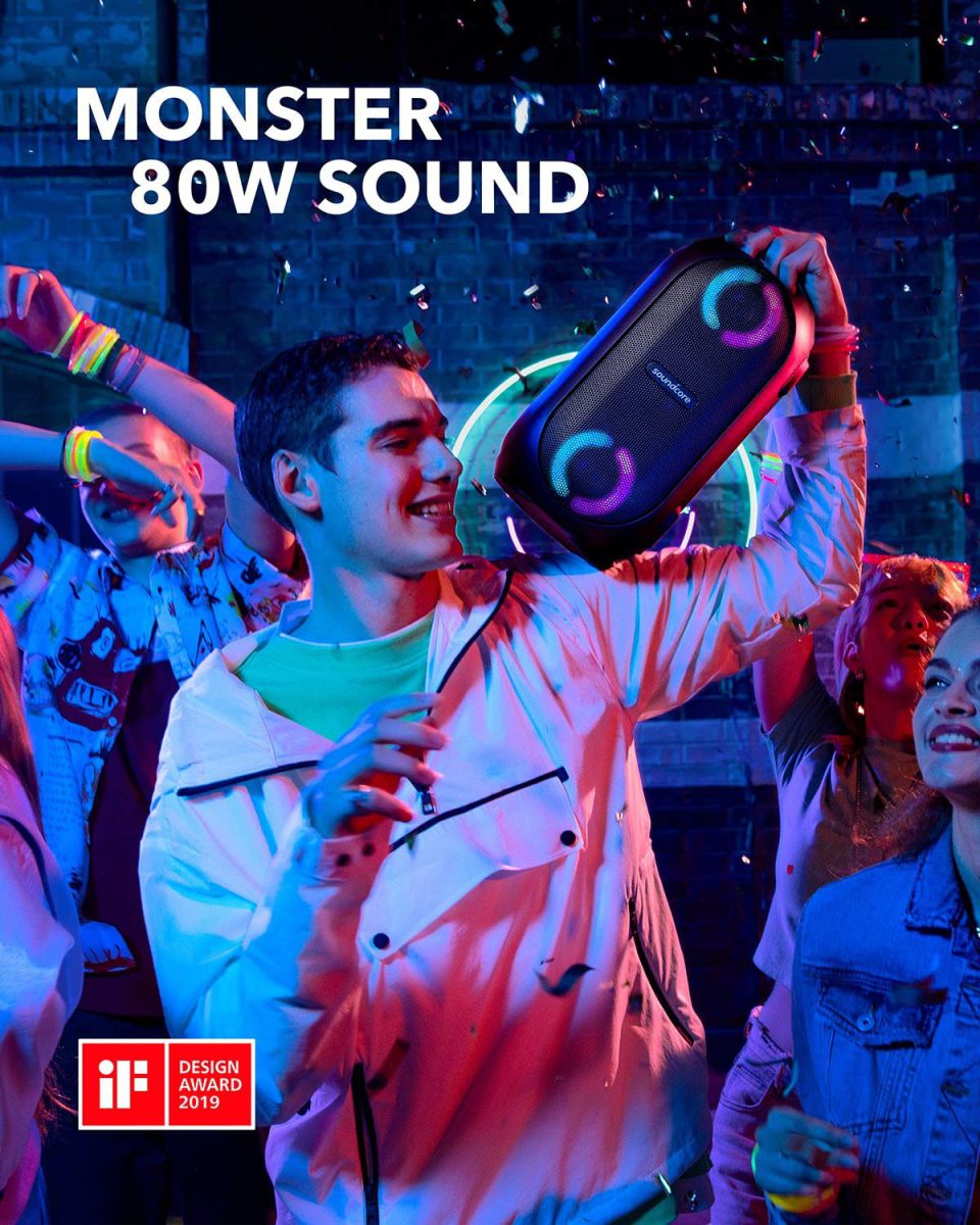 Anker Soundcore Rave Mini Bluetooth Speaker Zwart afbeelding 3