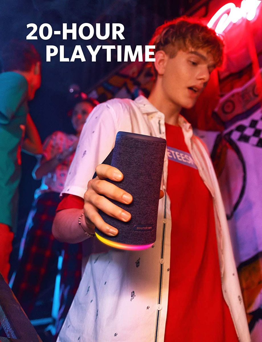 Anker Soundcore Flare+ 360° Bluetooth Speaker Rood afbeelding 4
