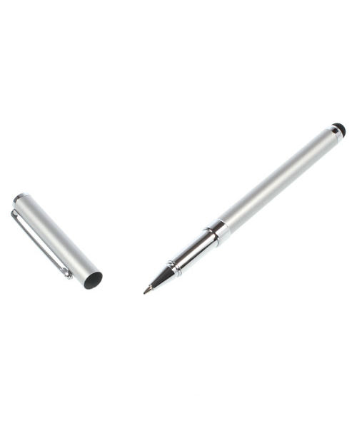 GHD touch pen Silver Universele Passieve Stylus Pen met Balpen afbeelding 4