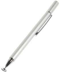 Universele Stylus Pen Met Precision Disc Tip Zilver