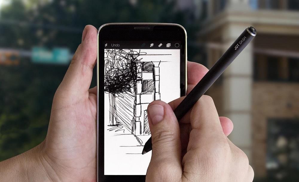 Adonit Dash 3 Oplaadbare Multimedia Stylus Pen Zwart afbeelding 4