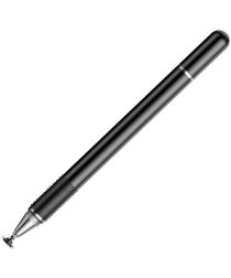 Baseus 2-in-1 Universele Stylus Pen Met Precision Disc Tip Zwart