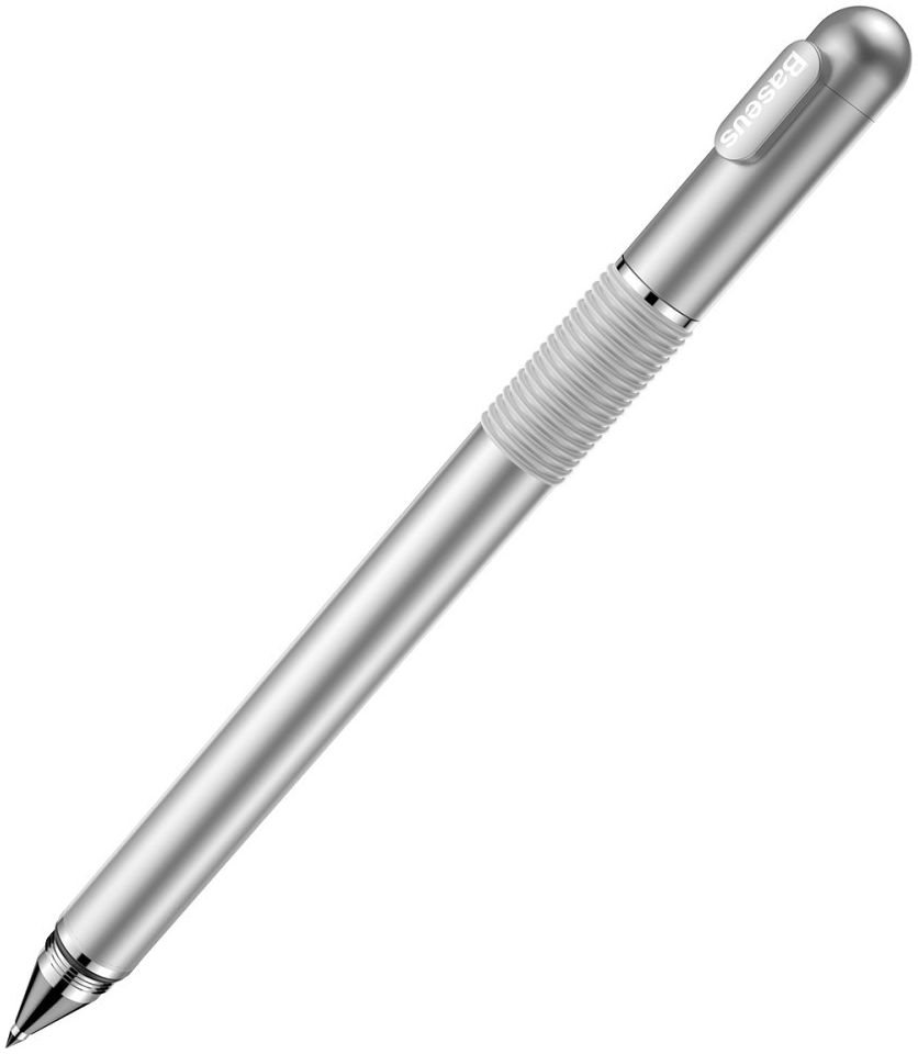 Baseus 2-in-1 Universele Stylus Pen Met Precision Disc Tip Zilver afbeelding 5