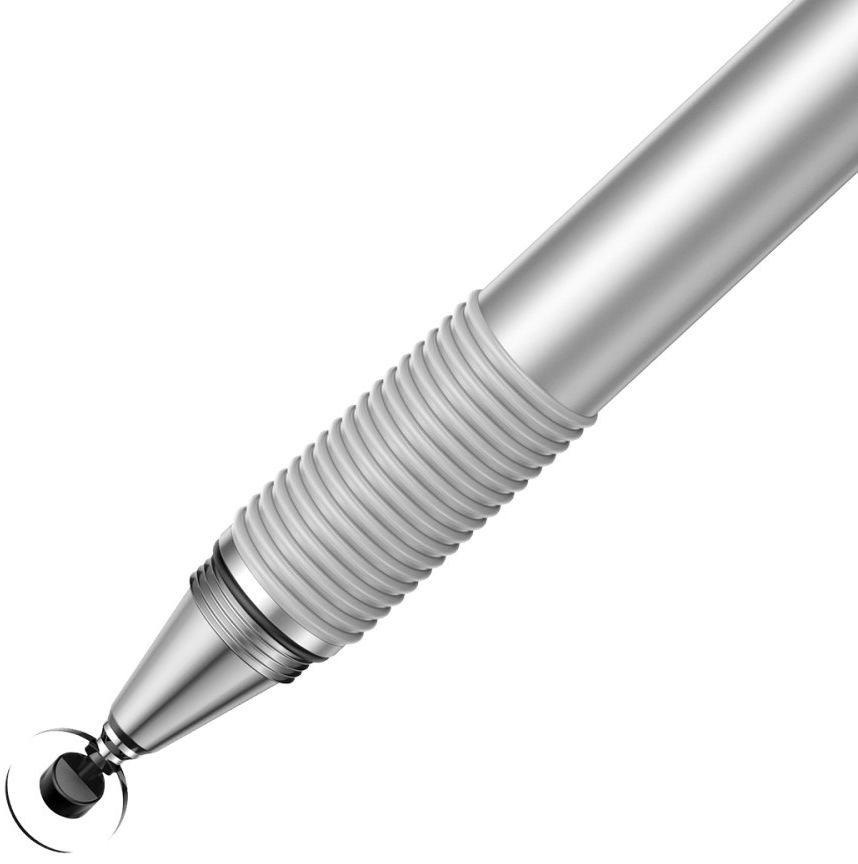 Baseus 2-in-1 Universele Stylus Pen Met Precision Disc Tip Zilver afbeelding 7