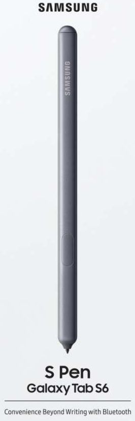 Originele Samsung S Pen Galaxy Tab S6 Stylus Pen Grijs afbeelding 2
