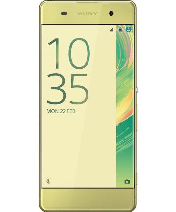 Sony Xperia X Lime Gold Telefoons