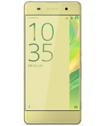 Sony Xperia XA Lime Gold Telefoons