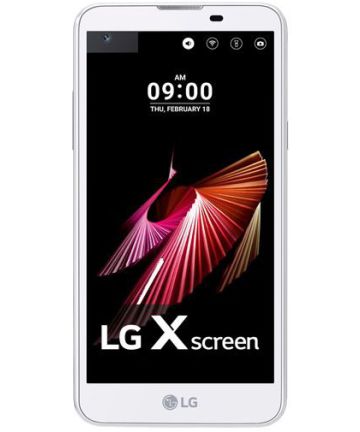 LG X Screen White Telefoons