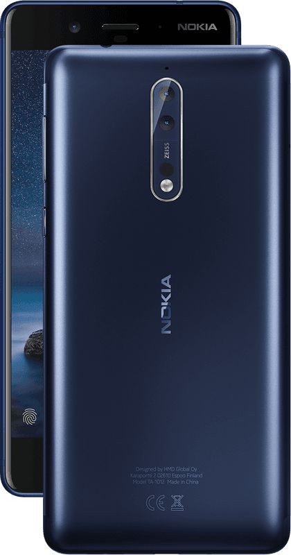Nokia 8 Dual Sim Blue afbeelding 1