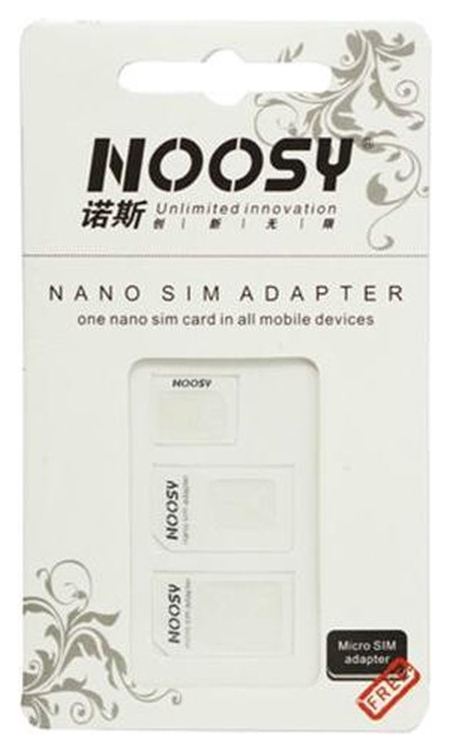 Noosy Simkaart Adapter Vergroter Nano en Micro 3 set afbeelding 6