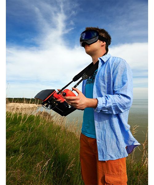 Parrot Bebop Drone Rood Skycontroller PF725100AA afbeelding 2