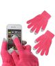 Gebreide Touchscreen Handschoenen Roze