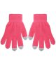 Gebreide Touchscreen Handschoenen Roze