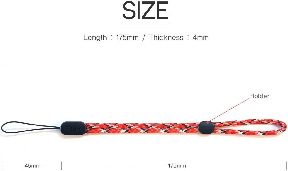 Ringke Lanyard Polsband Grijs afbeelding 4