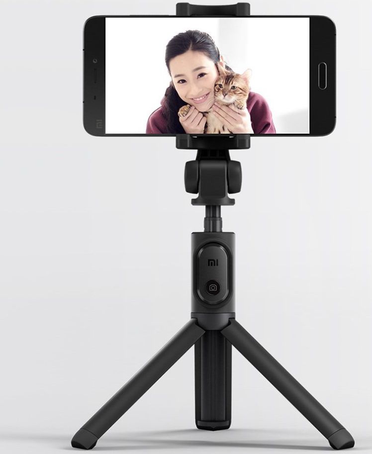 Xiaomi Bluetooth Selfie Stick met Afstandbediening en Standaard Zwart afbeelding 2