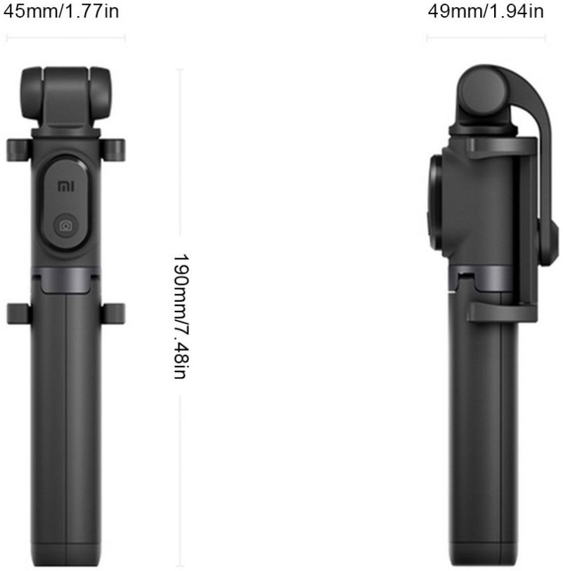 Xiaomi Bluetooth Selfie Stick met Afstandbediening en Standaard Zwart afbeelding 5