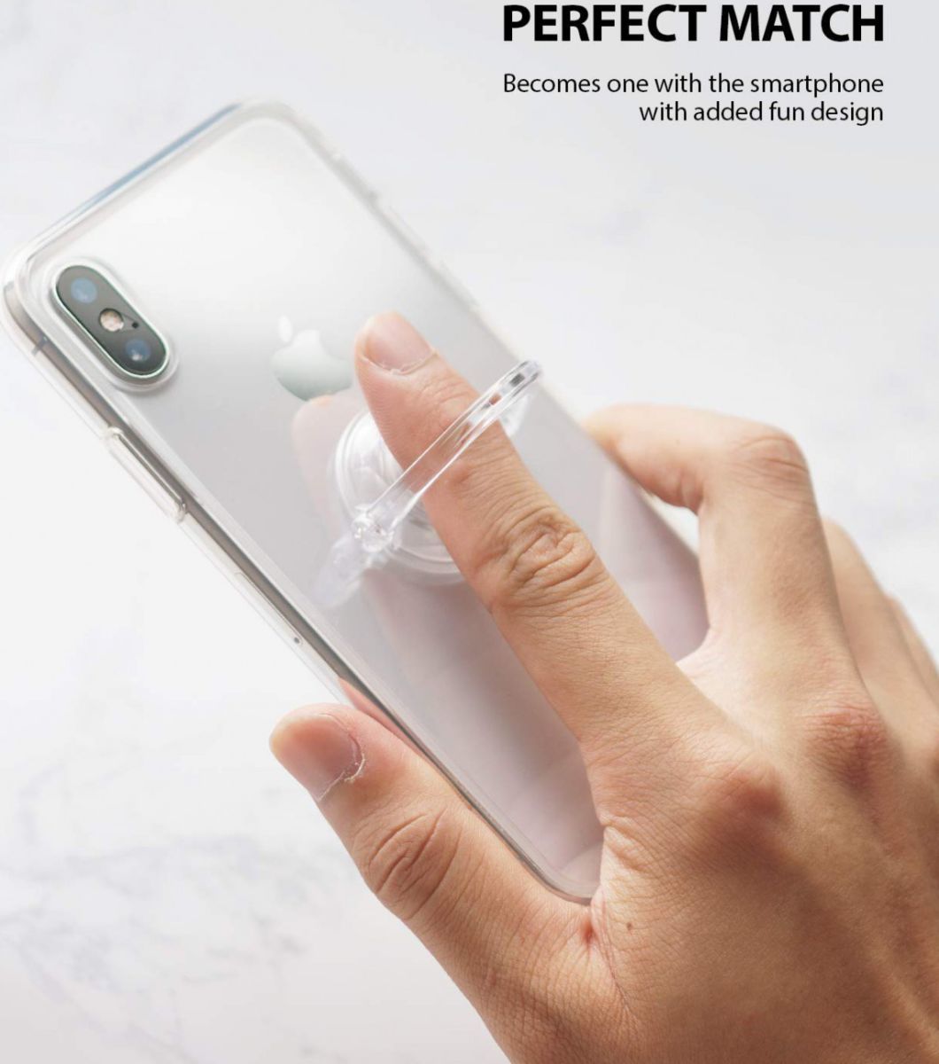 Ringke Prism Ring Set Zwart + Transparant afbeelding 2