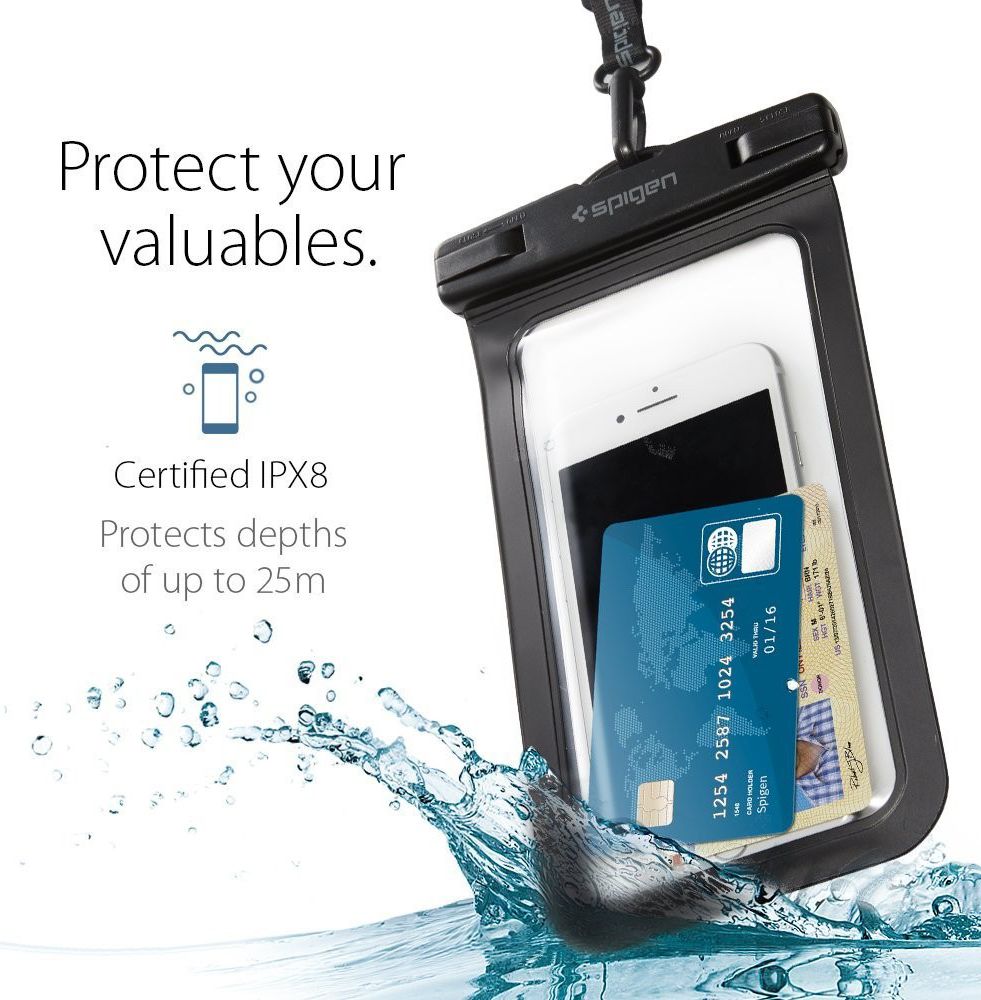 Spigen Velo Universeel Waterbestendig Hoesje Wit afbeelding 4