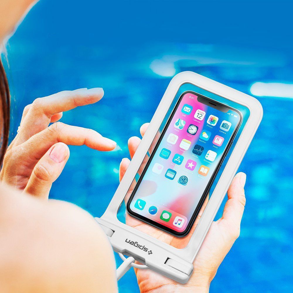 Spigen Velo Universeel Waterbestendig Hoesje Wit afbeelding 2