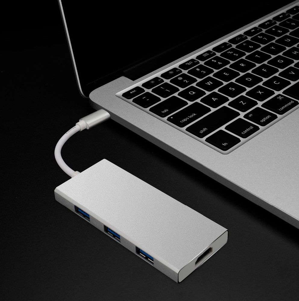 Universele 7-in-1 USB-C Adapter Wit afbeelding 6