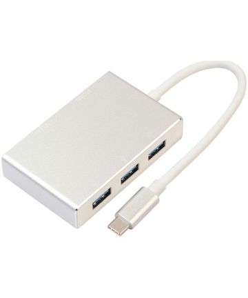 Universele 5-in-1 USB-C Adapter Wit Kabels