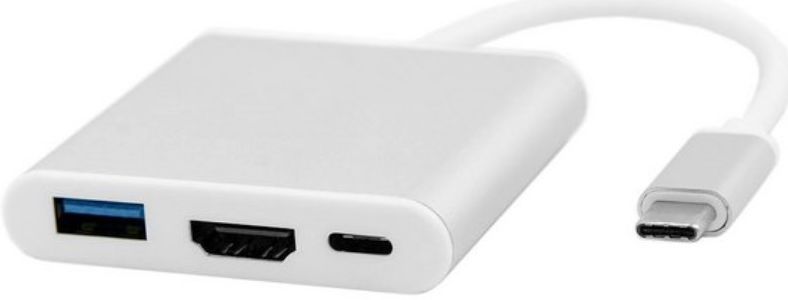 Universele 3-in-1 USB-C Adapter Wit afbeelding 9