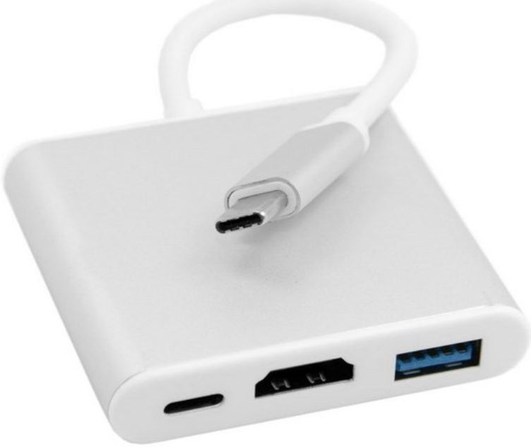 Universele 3-in-1 USB-C Adapter Wit afbeelding 7
