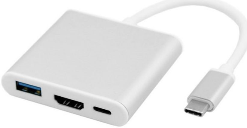 Universele 3-in-1 USB-C Adapter Wit afbeelding 8