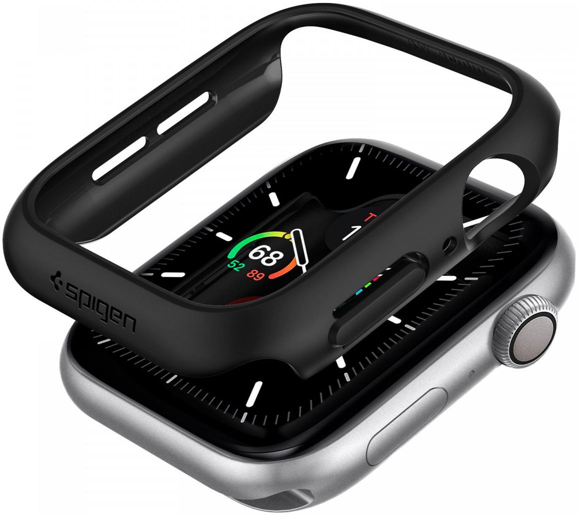 Spigen Thin Fit Apple Watch 40MM Hoesje Hard Plastic Bumper Zwart afbeelding 11