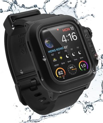 Catalyst Full Protect en Waterdicht Apple Watch 44MM Hoesje Zwart Cases
