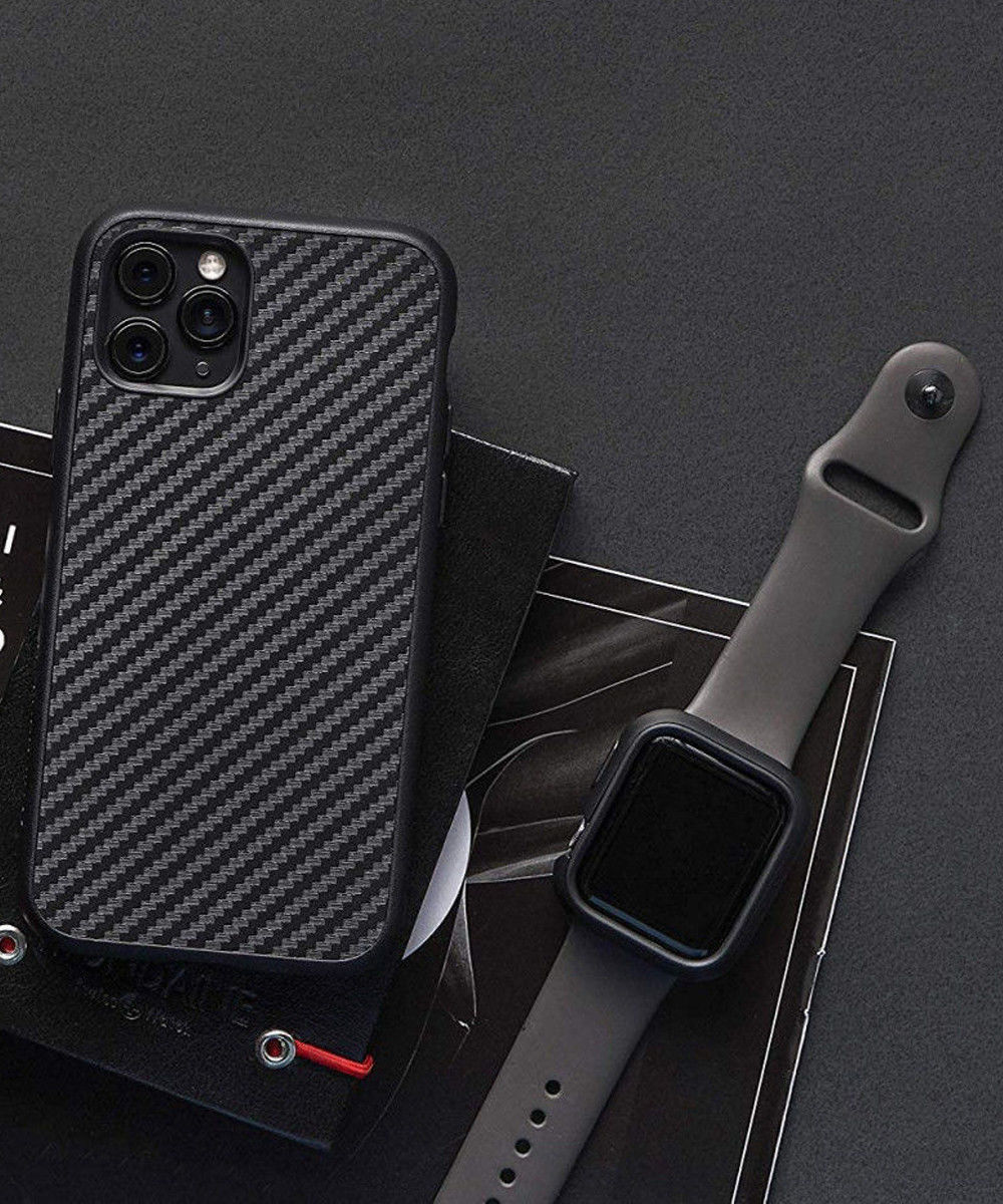 RhinoShield CrashGuard NX - Apple Watch 44MM Hoesje - Bumper - Zwart afbeelding 5