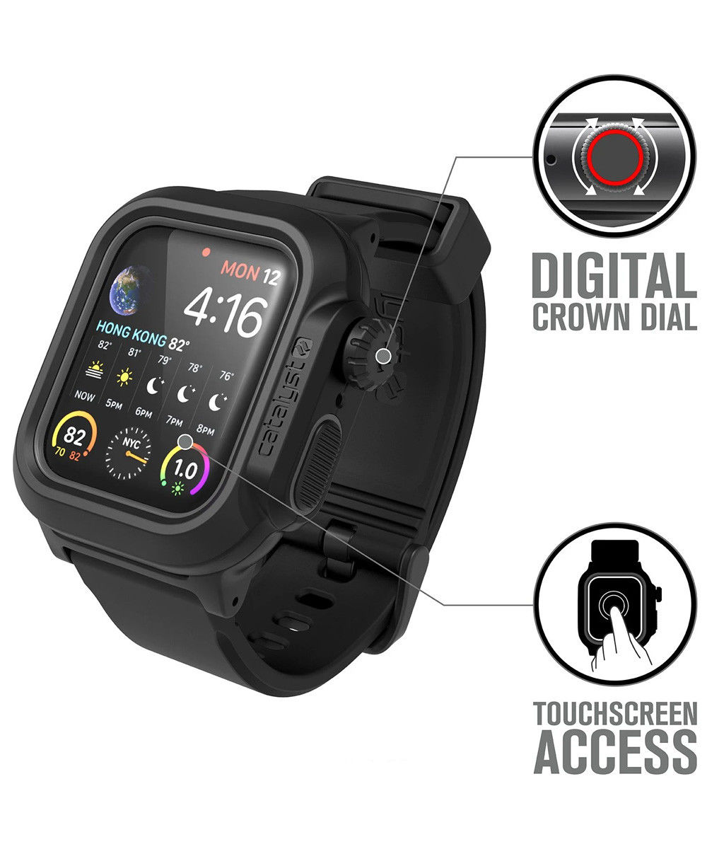Catalyst Full Protect en Waterdicht Apple Watch 40MM Hoesje Zwart afbeelding 11