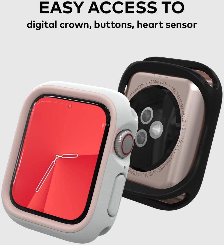 RhinoShield CrashGuard NX Apple Watch 40MM Hoesje Bumper Roze afbeelding 9