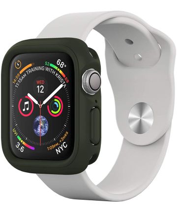 RhinoShield CrashGuard NX Apple Watch 40MM Hoesje Bumper Camo Groen Cases