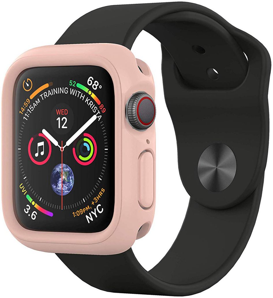 RhinoShield CrashGuard NX Apple Watch 44MM Hoesje Bumper Roze afbeelding 5