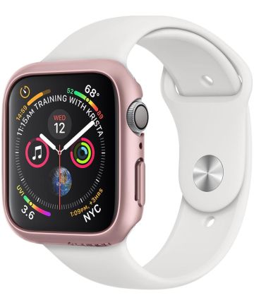 Spigen Thin Fit Apple Watch 40MM Hoesje Hard Plastic Bumper Roze Goud Cases