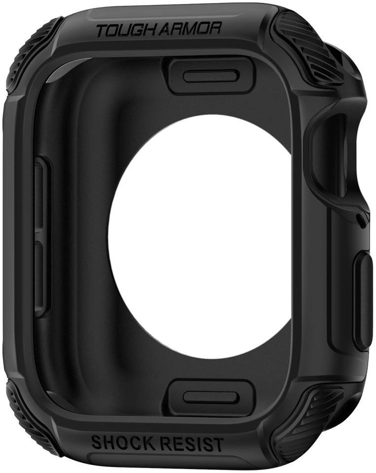 Spigen Tough Armor Apple Watch 44MM Hoesje Full Protect Zwart afbeelding 2