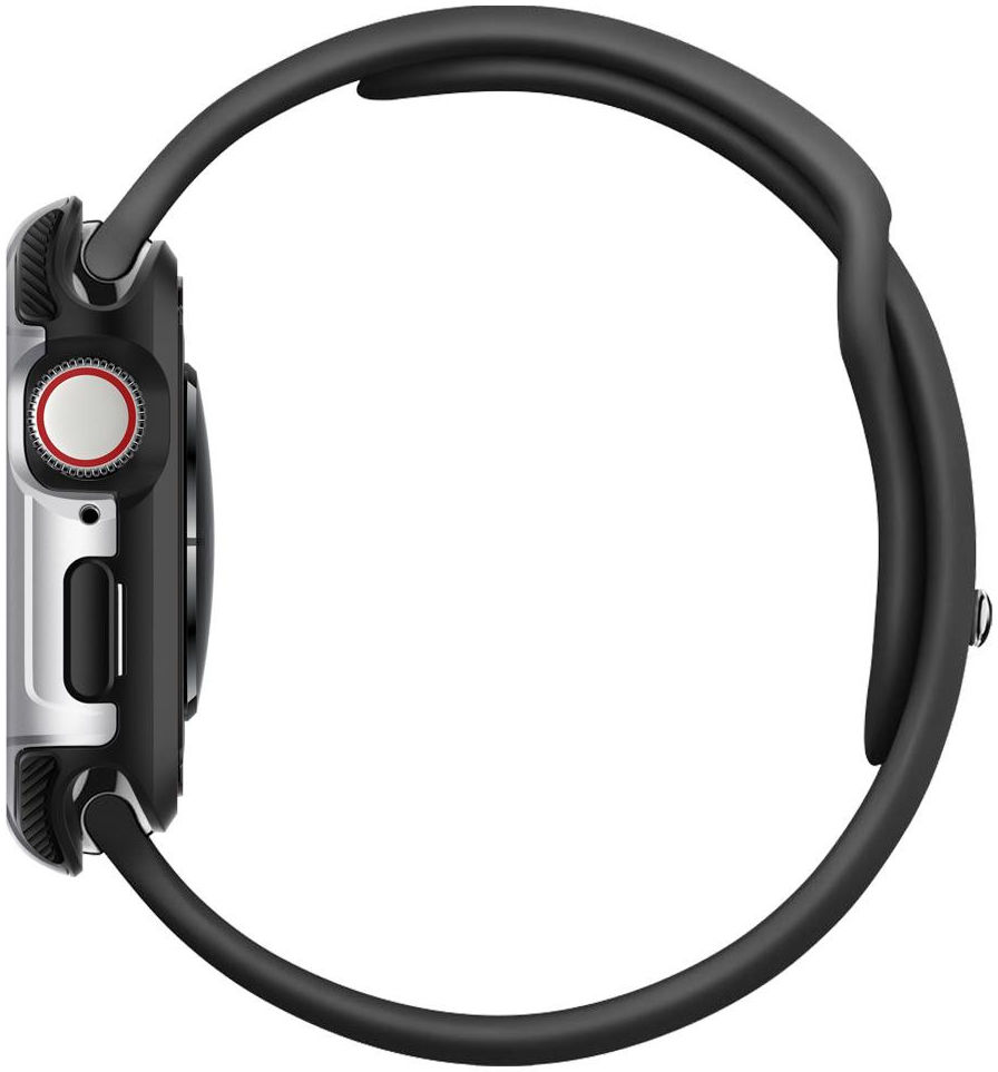 Spigen Tough Armor Apple Watch 44MM Hoesje Full Protect Zilver afbeelding 5
