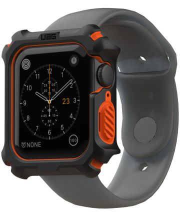 Urban Armor Gear Apple Watch 44MM Hoesje Zwart/Oranje Cases