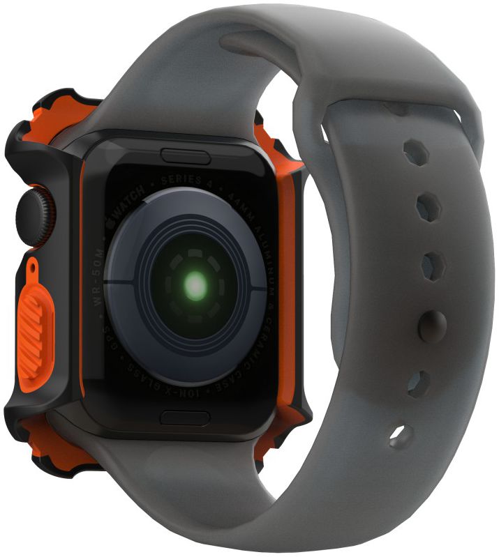 Urban Armor Gear Apple Watch 44MM Hoesje Zwart/Oranje afbeelding 5