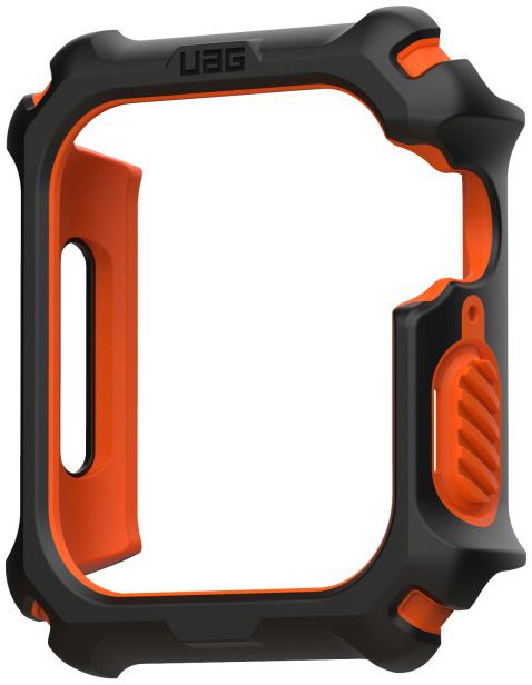 Urban Armor Gear Apple Watch 44MM Hoesje Zwart/Oranje afbeelding 2