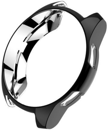 Samsung Galaxy Watch 46MM / Gear S3 Hoesje Flexibel TPU Bumper Zwart afbeelding 3