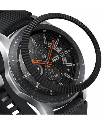 Ringke Bezel Styling Galaxy Watch 46MM Randbeschermer RVS Black Cases