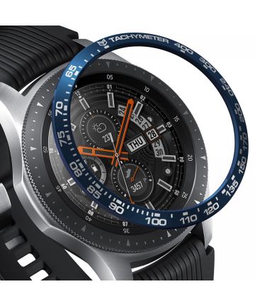 Ringke Bezel Styling Galaxy Watch 46MM Randbeschermer Aluminium Blauw Cases