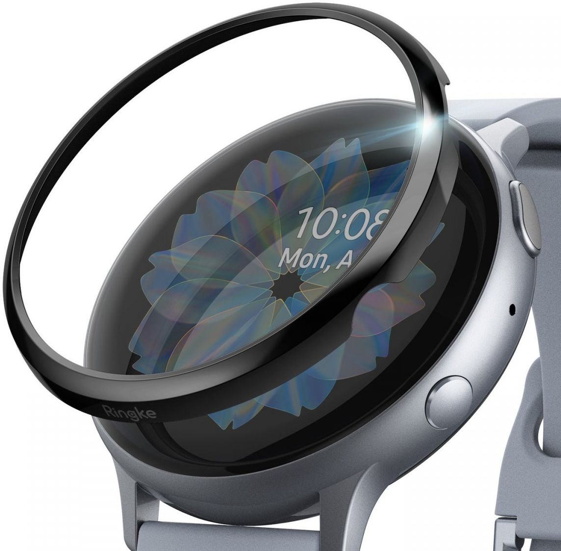Ringke Bezel Styling Galaxy Watch Active 2 44MM Randbeschermer Zwart afbeelding 1