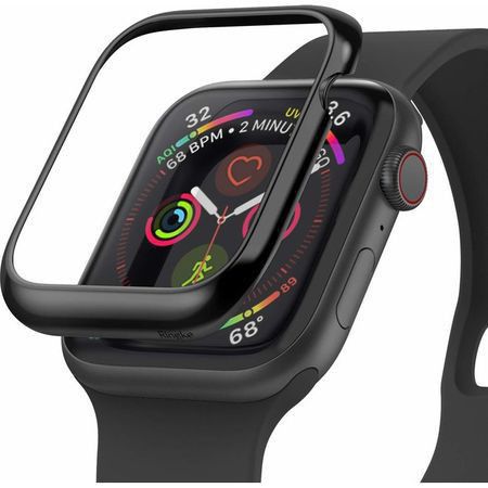Ringke Bezel Styling Apple Watch 40MM Randbeschermer RVS Zwart afbeelding 1